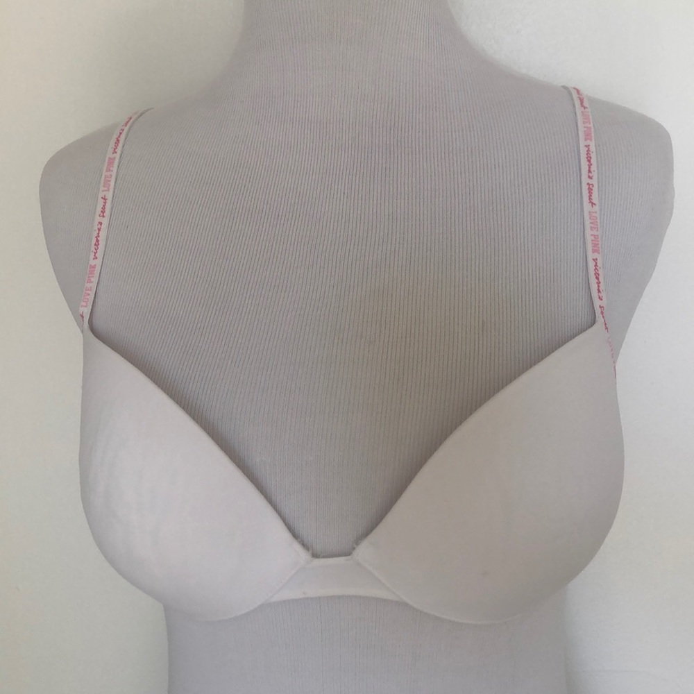 Victoria Secret PINK White Bra.